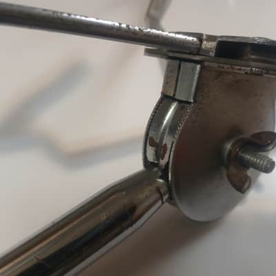 Unkown Vintage snare/tom stand part 60's - Aged metal image 4
