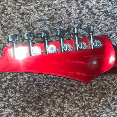 Vintage 1982 Ibanez Rocket Roll II Flying V Fire Red electric guitar made in japan ohsc image 20