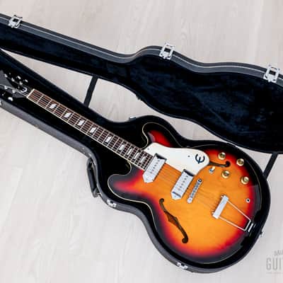 1997 Epiphone Casino Hollowbody Guitar Sunburst w/ Case, Peerless image 17
