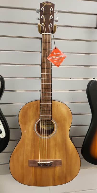 Open Box Fender FA-15 3/4 Scale Steel String Acoustic Guitar, Natural (with Gig Bag) image 1