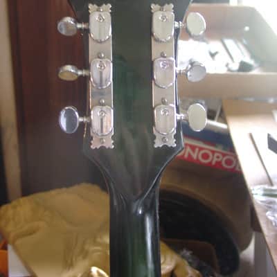 Encore Japan Emerald green Electric guitar Vintage image 2
