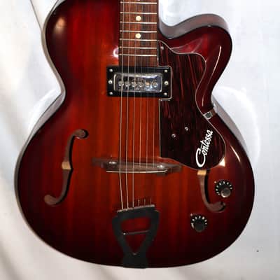 Contessa by Hohner HG16 Hollow Body Electric Guitar Made in Italy vintage 1960s with gig bag image 1