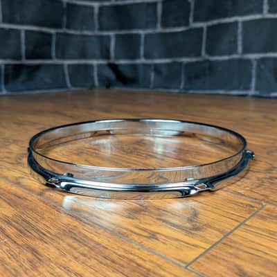 Pearl Triple‑Flanged 10" Tom Hoop – 6‑Lug, 1.6mm Steel Drum Hoop, OEM Pearl Replacement Rim, Smooth Tone & Classic Attack image 3