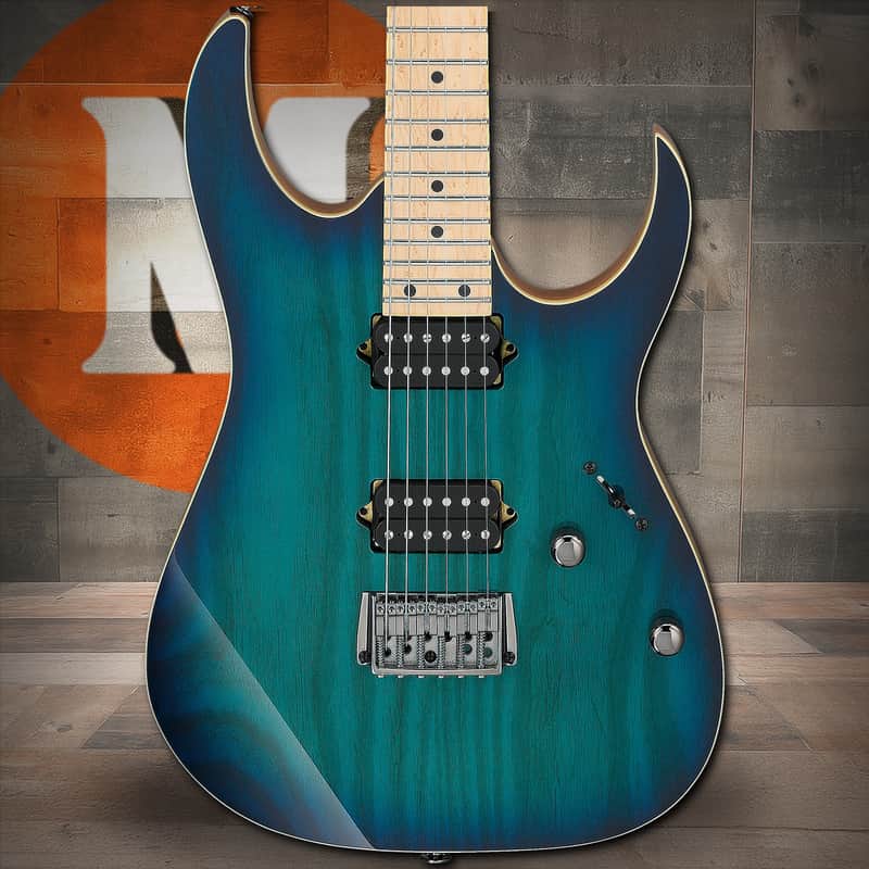 Ibanez RG Prestige 6 String Electric Guitar w/Case - Nebula Green Burst (RG652AHMFXNGB) image 1