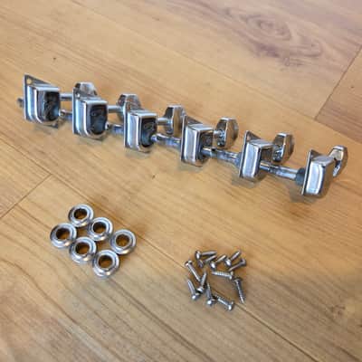 Set of Vintage Late 1970's Fender Guitar Tuners w/ Ferrules, Screws! image 2