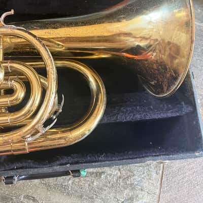 Bach Mercedes Marching Baritone Horn with case and mouthpiece, Made in USA image 3