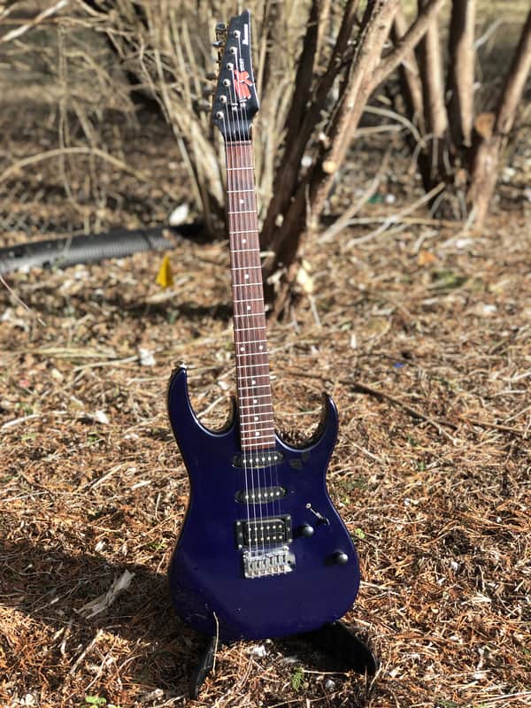 Ibanez EX140 1992年フジゲン製 パープルブラウン ソフトケース付 Ibanez EX Series dark blue | Reverb