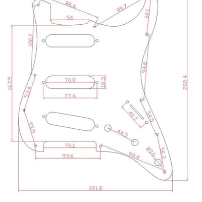 BMC Standard Stratocaster® Strat® Pickguard 3 Ply 11 Hole SSS Single Single Single Mint Green [L21] image 3