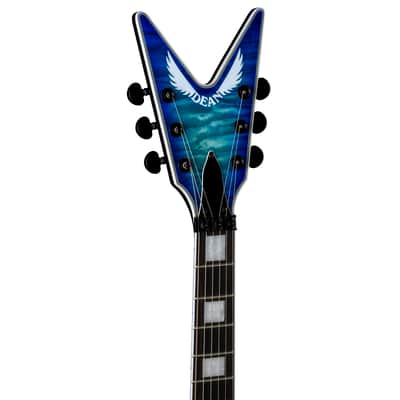 Dean Cadi Select Quilt Top Electric Guitar, Ocean Burst, Light Weight Case Bundle image 6