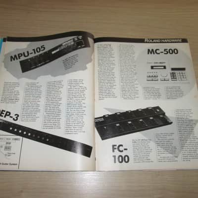Roland Users Group Magazine's Collection (incl.D-50)  – 1987 -) 1990 - Original Vintage Synthesizer Brochure image 5