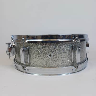 Duplex 5x14"Summit Snare Drum 60s Silver Sparkle Grossman Cleveland Rogers Luxor image 4