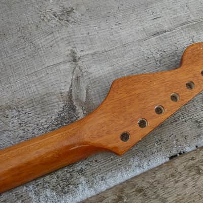 22 Steel Fret Mahogany on Rosewood 25.5 scale Guitar Neck Replacement DIY image 8