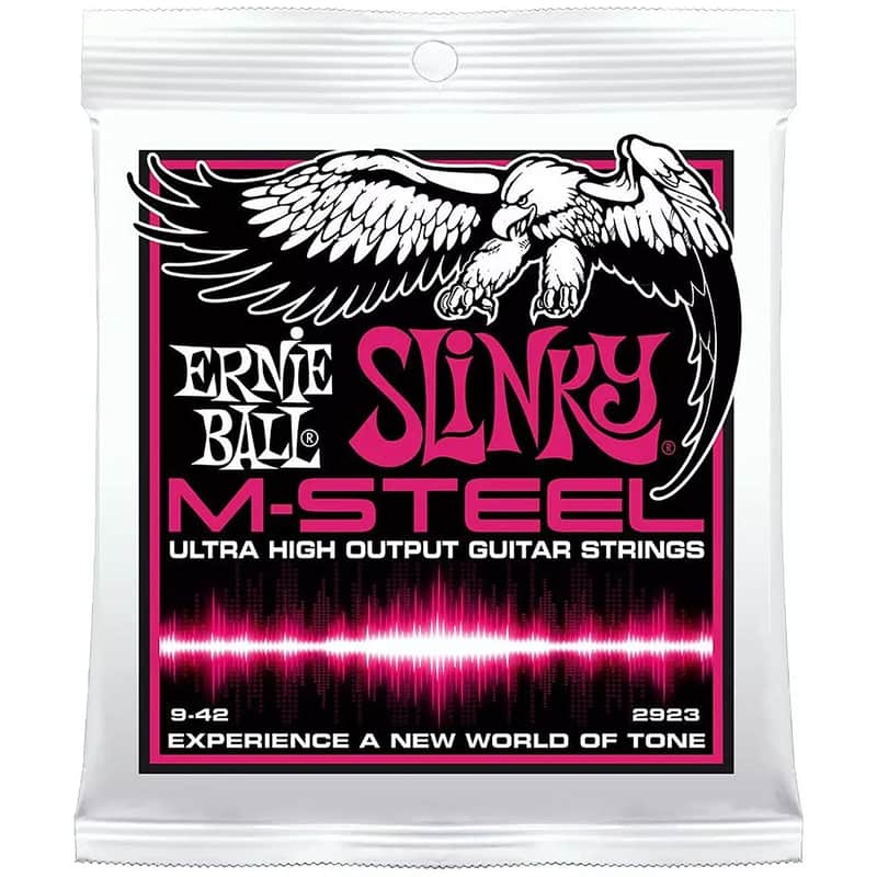 Ernie Ball 2923 M-Steel Super Slinky Electric Guitar Strings image 1
