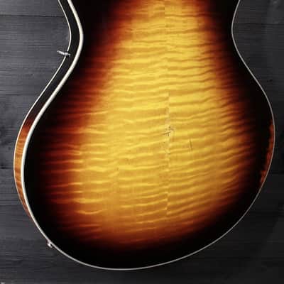 Eastman  T59/V SB Antique Varnish Sunburst Semi-Hollowbody Electric Guitar image 13