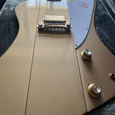 DEMO VIDEO Epiphone Joe Bonamassa Signature "Treasure"  firebird (US Customers Tax included in shipping price) 2017 - 2019 - Polymist Gold image 3