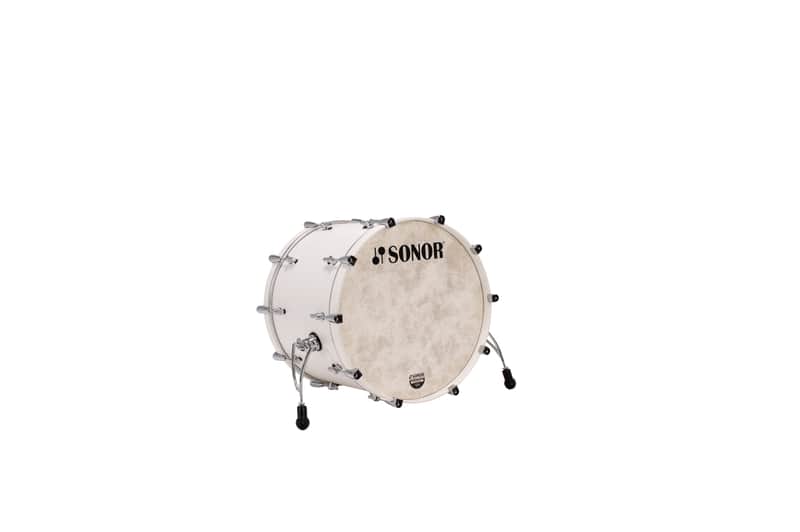 SONOR Momentum Birch Series 22x17.25" Satin Pure White Matte Lacquer Bass Kick Drum | NEW | Authorized Dealer image 1