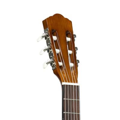 STAGG Full Size Classical Guitar with Linden Top and Pau Ferro Fingerboard image 6