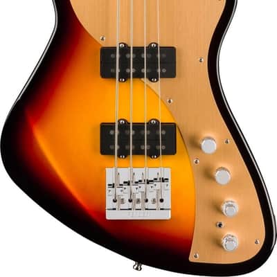 Fender American Ultra II Meteora Bass 4-String Bass Guitar, Ebony Fingerboard, Ultraburst image 2