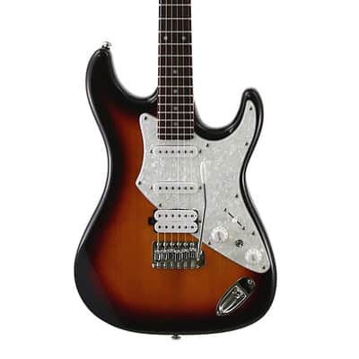 Aria 714-STD-3TS Fullerton Pro II Basswood Body Maple Bolt-on Maple Neck 6-String Electric Guitar image 2