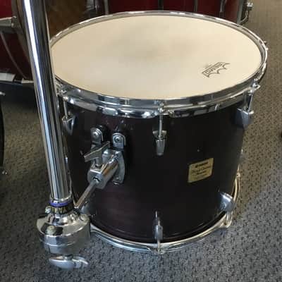 Yamaha Birch Custom Absolute Six Piece Shells (5 Drums) - Plum - See Through Grain MIJ Japan image 6