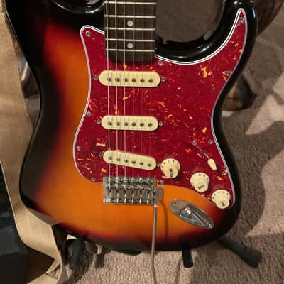 Fender Squire  Stratocaster  with new gigbag and strap image 3