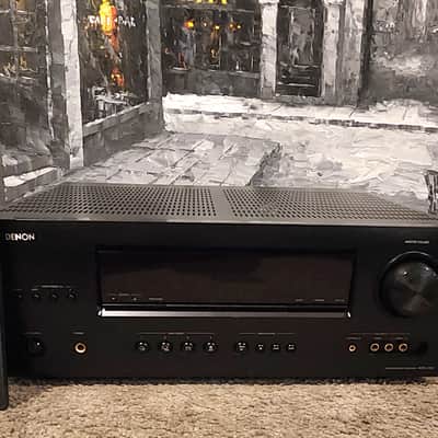Denon Denon AVR-1312 Home theater receiver with 3D-ready HDMI switching 90s  - Black metal cabinet image 3