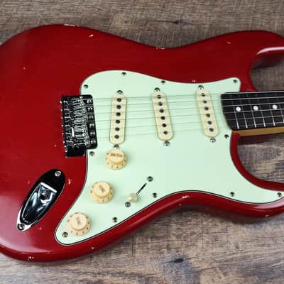 MyDream Partcaster Custom Built - Relic Dakota Red Mark Knopfler image 10