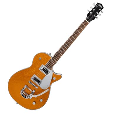 Gretsch Guitars G5230T Electromatic Sparkle Jet FT Single-Cut with Bigsby - Gold Sparkle image 2