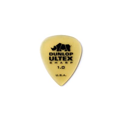 Dunlop Ultex Sharp Guitar Picks 1.00mm (6-Pack) - Set of Picks image 1