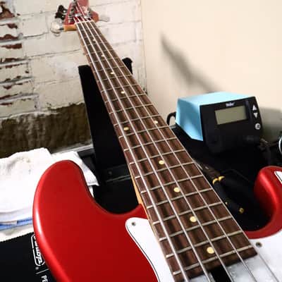 Mike Lull USA V5 5 String Bass Guitar Red 8lbs 13oz image 21