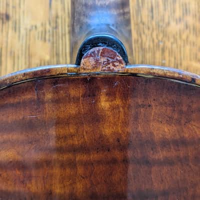 Antique Bohemian fiddle violin Late 1800s - Dark image 8