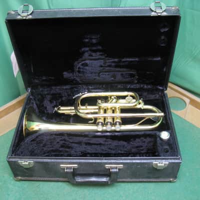 Holton C602RC Cornet 1980's Yamaha Built Monster Bell 5 1/4" - Reconditioned - Case & Yamaha 11C4-7C Mouthpiece image 4