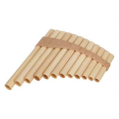 HORA Alto Pan Flute - 12 Pipes - Maple Wood - Handmade in Romania image 5