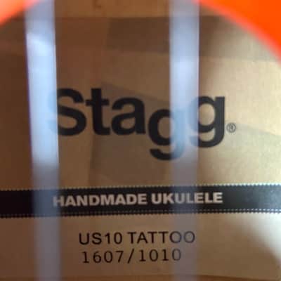 Stagg US10 Tattoo Ukulele - Natural - Mint In Box image 8