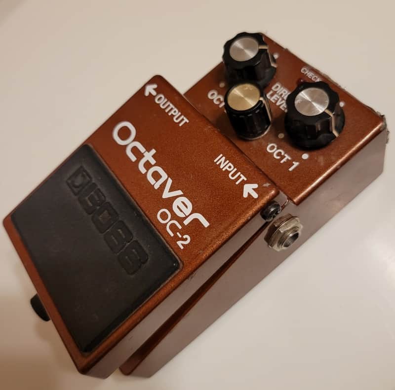 1982 Boss OC-2 Octaver - Rare Early Made in Japan Black Label - Pristine image 1