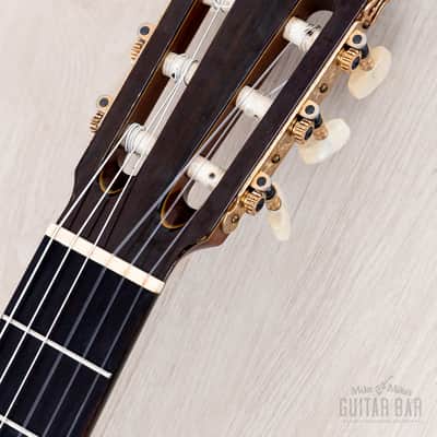 1987 Hiroumi Yamaguchi Model A Vintage Classical Guitar, Cedar + Rosewood, 1A-Style w/ Case image 4