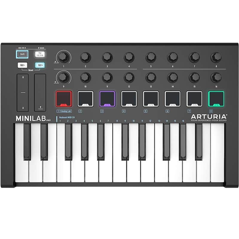 Arturia MiniLab MkII 25-Key MIDI Controller | Reverb