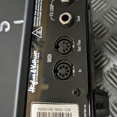Hughes & Kettner GrandMeister Deluxe 40 4-Channel 40-Watt Guitar Amp Head 2017 - 2021 - Black image 5