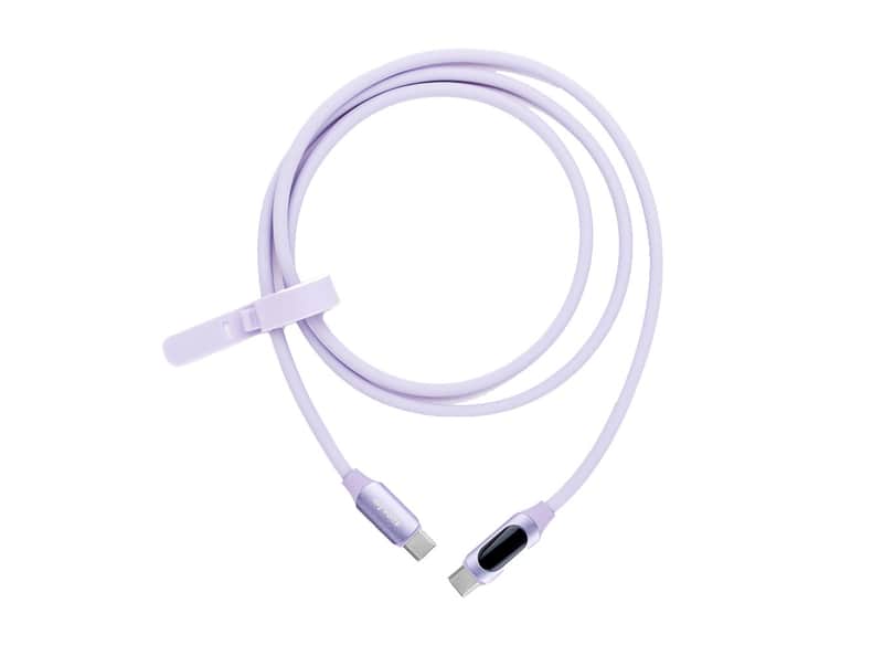 myVolts Step Up USB-C Power Delivery Cable (Purple) image 1