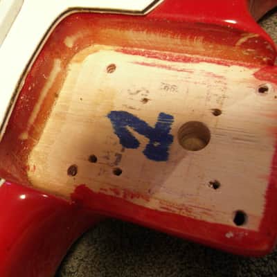 E-Gitarre Fender american standard stratocaster 1992 - cherry red mit Koffer image 13
