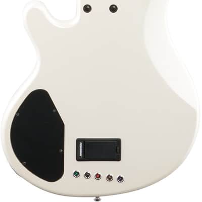 Lakland Skyline 55-02 Custom Maple Fretboard Bass Guitar, White Pearl, Open Box (Very Good) image 5