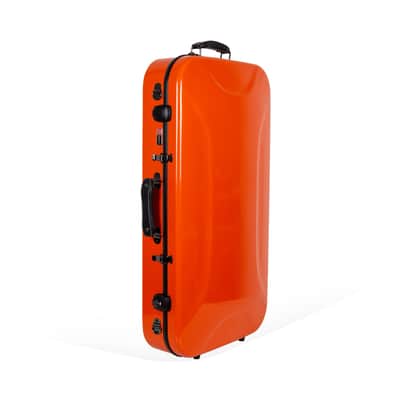 Crossrock 4/4 Violin Hard Case, 15-16.5 inches Viola Fiberglass Hardshell, Double Case image 7