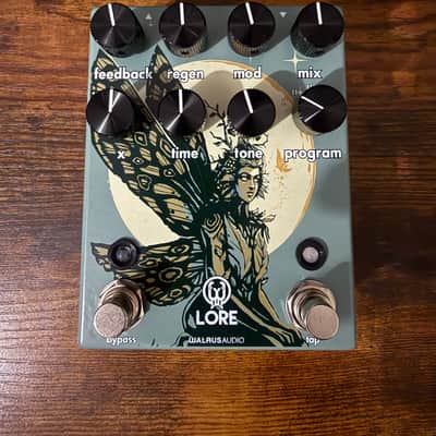 Walrus Audio Lore Reverse Soundscape Generator Limited Edition - Fall Series 2025 - Green Fall Fantasy Graphic image 1