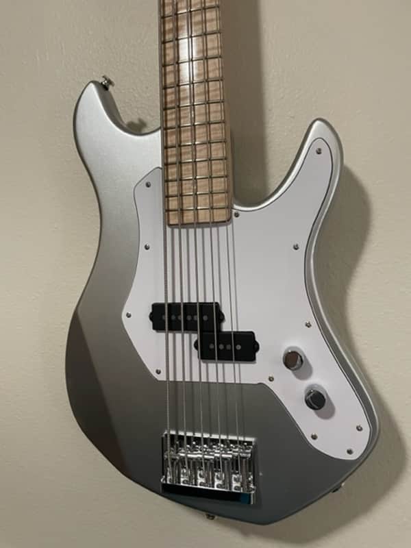 JLC Guitars Passage Bass 5- 5-String Bass " Silver Ghost" image 1