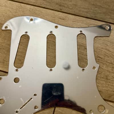 2025 Fender Tom Morello Stratocaster Mirrored Chrome Pickguard Strat Mirror image 5
