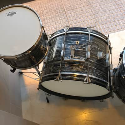 Ludwig 1965 Black Oyster Pearl image 9