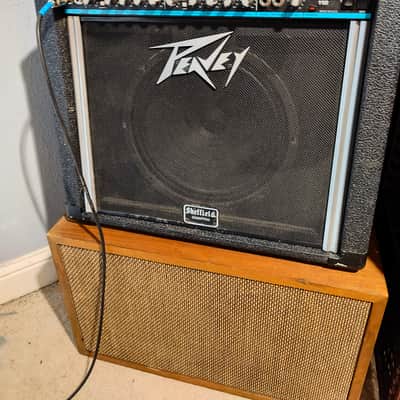 Peavey Bandit 112 teal stripe 1990's - Tolex image 1