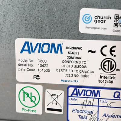 Aviom D800 A-Net Distributor CG01ME1 image 10