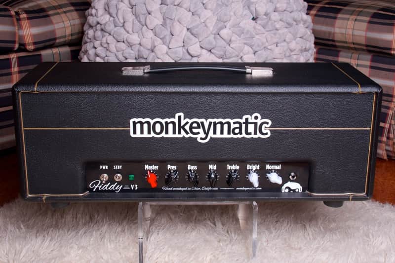 Monkeymatic Fiddy V3 50 watt custom tube head hand build image 1