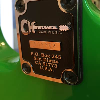 Charvel San Dimas Style 1 2H USA Production Model Series 2008 Slime Green image 4